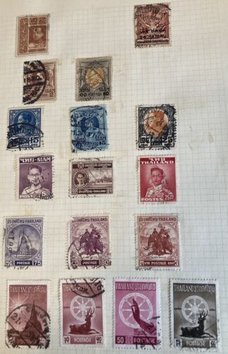 Asia 35 Used (Burma , Thailand, Philippines & Palestine) stamps (lot 831) - Picture 2 of 4