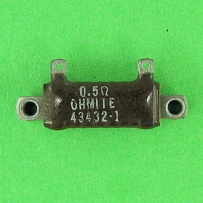 .5 Ohm 5W 5% Wirewound Power Resistor on Easy Mount Stand Off Solder Tabs 1ea
