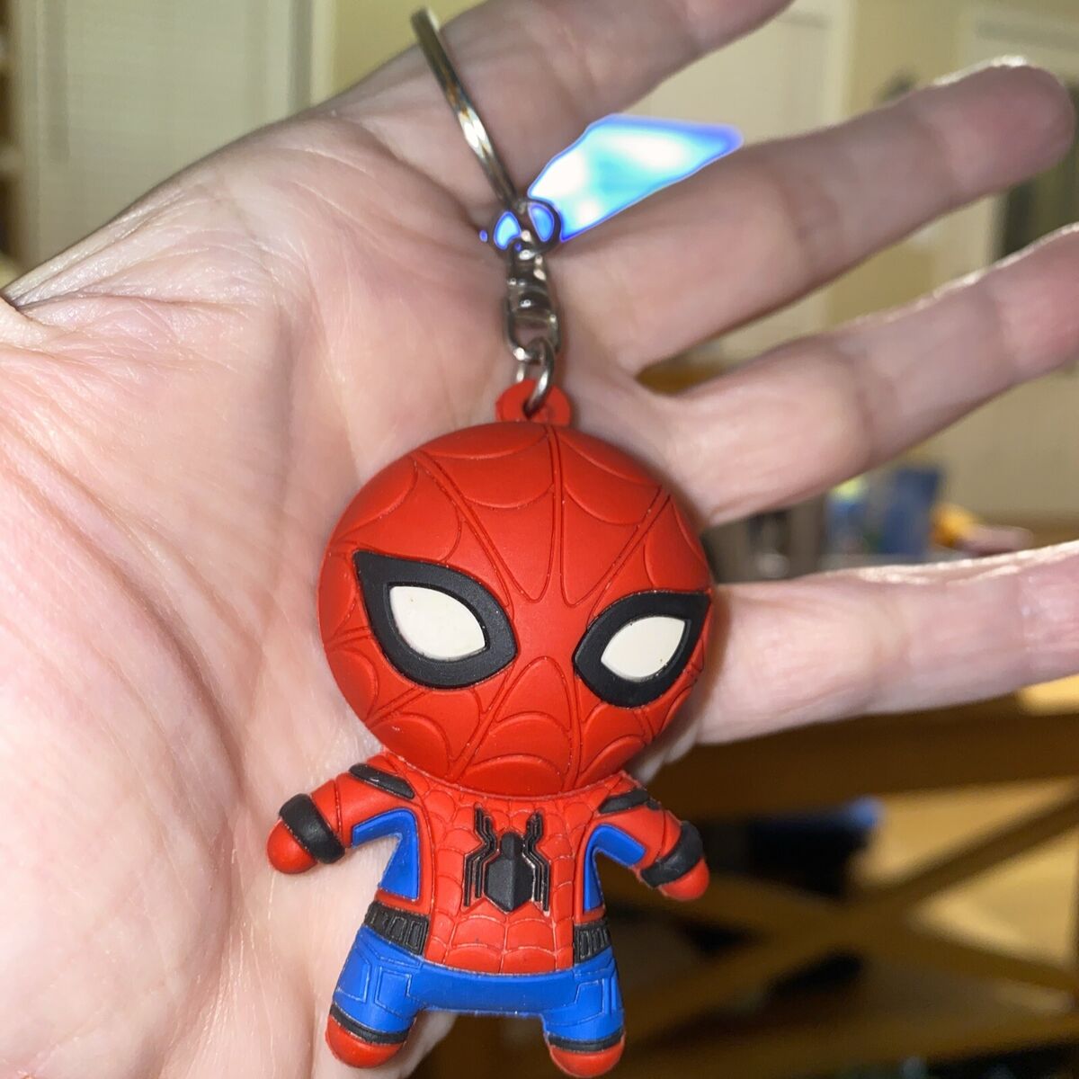 Spider-Man: Across the Spider-verse (Marvel) 3D Sculpted Surprise Character  Keychain Clip