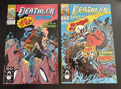 1991 Deathlok Special Vol 1-  Issues 3 and 4 -Marvel Comics