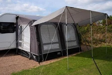 Vango Balletto Caravan Awning Front Canopy Grey Violet (Carry Bag Included)
