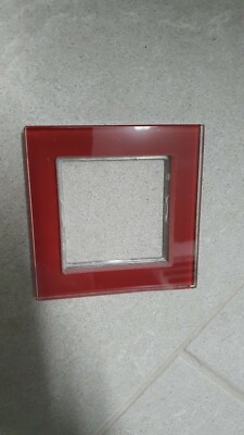 Jung Glasrahmen 1 Fach  AC581GLRT Rot