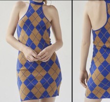Urban Outfitters Dress Knit Sleevless Preppy Fall Body Con Women's