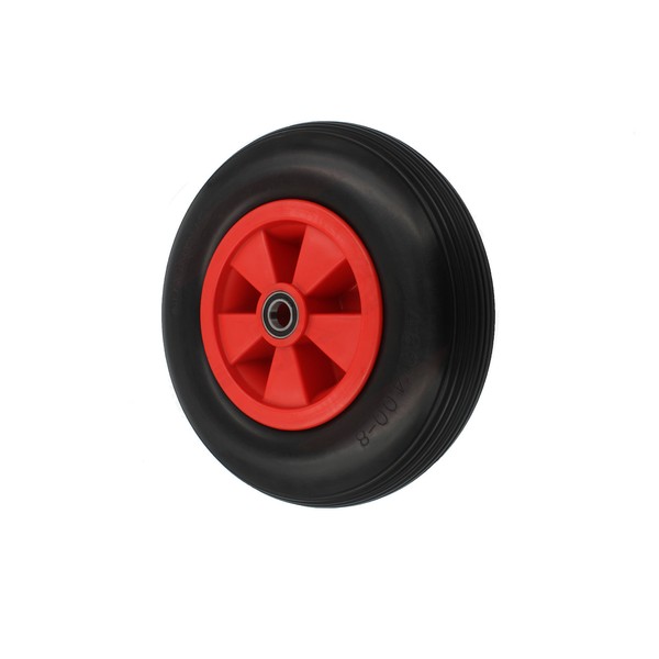 Pu Vollgummi Rad 4.80/4.00-8 400Mm B20 N75 200Kg Schubkarren Schubkarrenrad-image