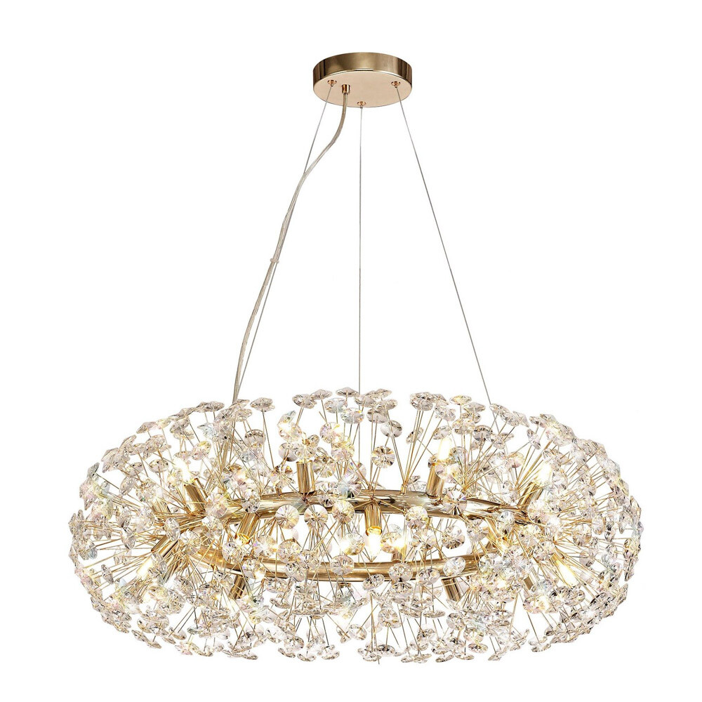 Visconte Scoppio de Stelle Ceiling Pendant Crystal Effect 20 Light - Polish Gold