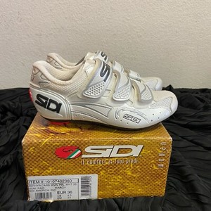 Sidi Women's Zephyr Carbon Bicycle Shoes Pearl White 4.5 US / 36 EU *DISPLAY*