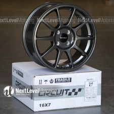 Circuit Cp23 16x7 4x100 35 Gloss Gun Metal Wheels Type R Style Fits Mazda Miata