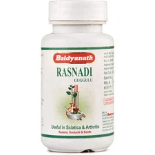 Baidyanath RASNADI Guggulu Guggul 80 Tablets muscular, joints and arthritis pain