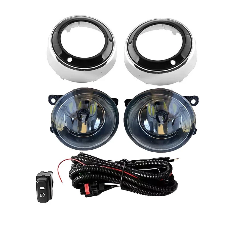 Luces antiniebla LED + cubierta + kits de arnés de cables para Mitsubishi Outlander 2010-2012 Foto 2 de 4