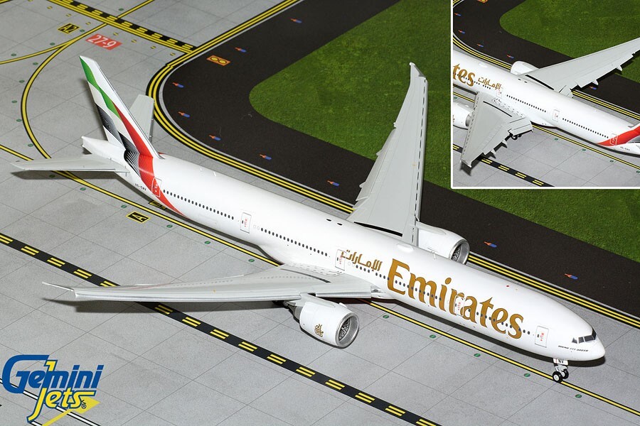 GEMINI EMIRATES BOEING 777-300ER NEW LIVERY FLAPS DOWN 1:200