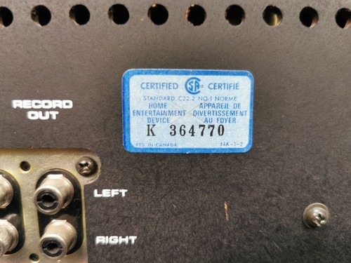 Sanyo DXT 5827K Vintage Stereo System Turntable Cassette 8-Track Needs Repair - Picture 14 of 14