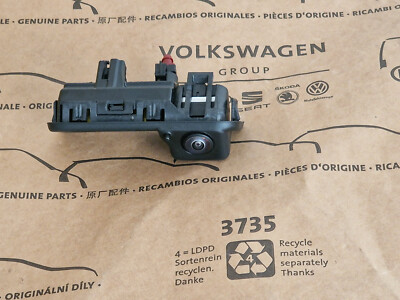 ORIG. VW Tiguan CT1   Kamera Taster 5E3827566A Öffner 5WA980556F Rückfahrkamera