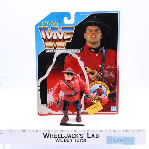 The Mountie W/CARDBACK 100% Complete 1992 WWF Wres...