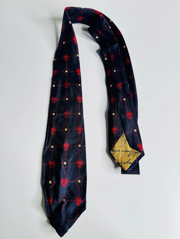 De colección Años 50 Fina Fontainebleau John Cameron Swayze Corbata Seda “Mad Men” RARA Sin Etiquetas Foto 4 de 4