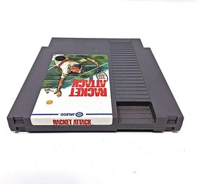 Nintendo Vintage NES OEM Controller 004 RF Switch 003 & Racket Attack Game READ
