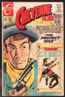Cheyenne Kid #70 1969-Charlton-1st appearance-''Wander''-sci-fi western story