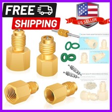 R134a Refrigerant Tank Adapters, R12 R22 to R134a Adapter Connector, 1/2 to 1...
