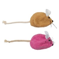 Katzenspielzeug MäUse 6 Cm 2 StüCk Jack AND Vanilla Langlebig Realistisch