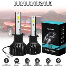 880 LED Driving Fog Lights Bulbs Kit For Chevy Silverado1500 99-02 Tahoe 00-2006