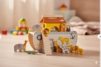 Small Foot Steckspiel Arche Noah Safari Holz Lernspiel Kinder Spielzeug