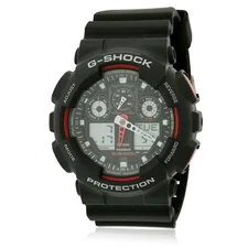 Casio G-Shock Men's Tough Analog-Digital Watch – Black (51.2mm)- GA100-1A4