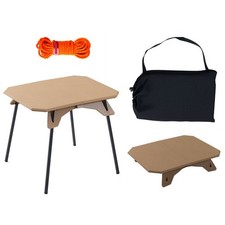 Portable Folding Camping Table Coffee Table Detachable Legs BBQ Picnic Table Bag