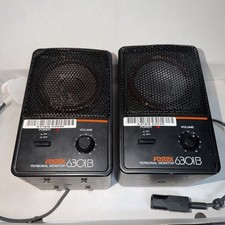 Fostex 6301B Powered Personal Speaker Monitors Pair Used