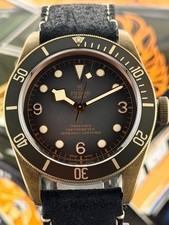 2020 Tudor Black Bay Bronze 43mm Gray Dial Strap Watch 79250BA Box Papers