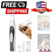 Low-Noise Dog Paw Trimmer with LED Light, Paw Trimmer for Dogs Cats 0.8inch/...