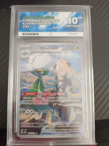 Pokémon TCG Cynthia's Roserade Card Destined Rivals 184/182 ACE 10