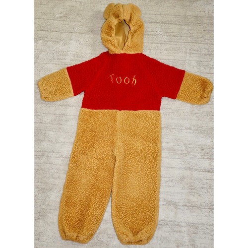 Vintage The Disney Store Winnie the Pooh Halloween Costume Plush Sherpa 4-6T
