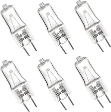 (6pack) Appliance Light Bulb for GE Microwave Oven,G8 50W Halogen White 