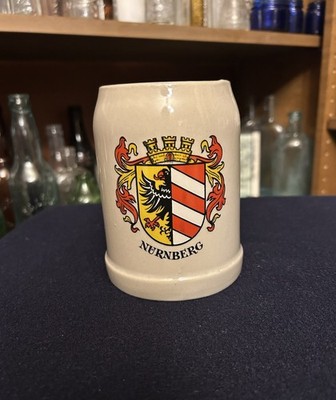 Vintage Nurnberg Germany 0.5 Liter Beer Mug K.S. Makers Mark