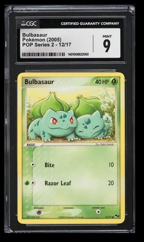 2005 Pokemon POP Series 2 Bulbasaur CGC 9 English #12