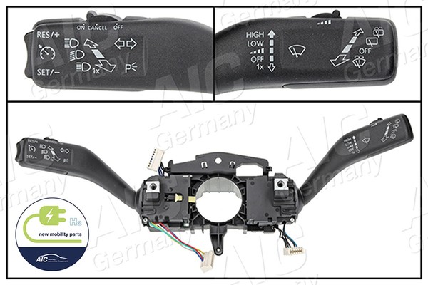 AIC Kombischalter Lenkstockschalter NEW Mobility Parts 71733 FüR VW Golf 6 5K1 4-image