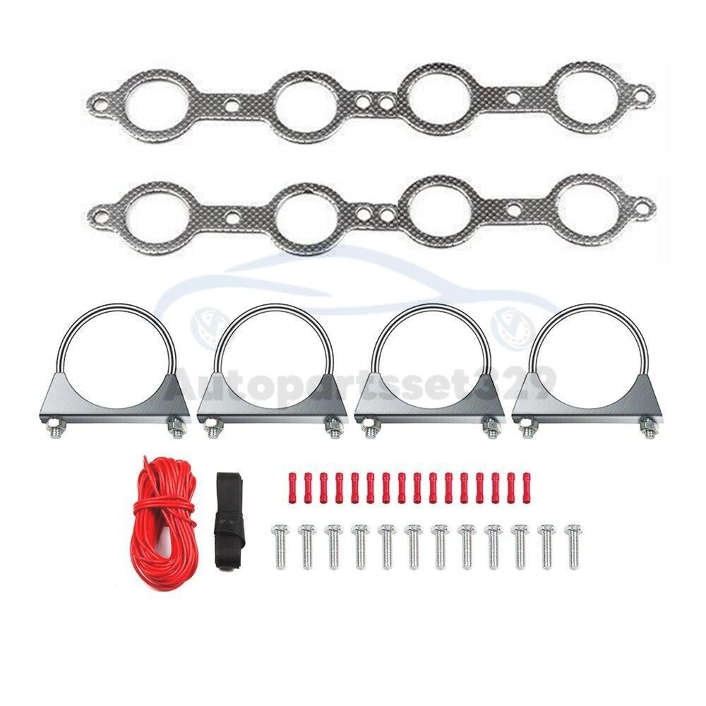 Fit 99-06 Chevy GMC Sierra Silverado1500 GMT800 Headers Exhaust Manifold +Y Pipe