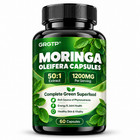 Moringa Oleifera Capsules - Leaf Extract Black Pepper Green Superfood Nutrition