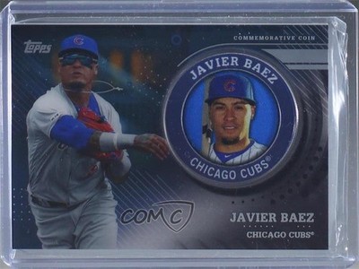 2020 Topps Player Medallions Black 103/199 Javier Baez #TPM-JBA 4z8