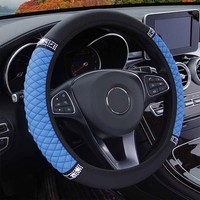 Eurowagens Lenkrad Abdeckung Auto Anti-Rutsch Leder 38-37CM