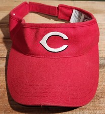 Cincinnati Reds Hat Cap Sun Visor Strap Back Base Ball Dad Adjustable Plain Logo