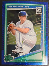 2025 Panini Donruss Optic Trey Yesavage Rated Prospect Blue Velocity Prizm 163