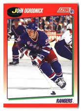 1991-92 Score Canadian English #36 John Ogrodnick