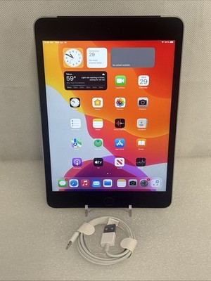 Apple iPad Mini 4 (A1550) 64GB, Wi-Fi + Cellular, 64GB - Space Gray *Read*