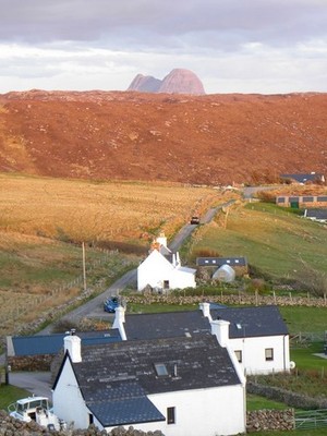 Foto 12x8 Abendsonne bei Clashmore Clashmore\/NC0331 Blick nach unten auf c2018
