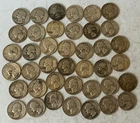 George Washington Silver Quarters Roll of 40- 1948-1959-Variety