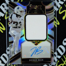 2025 Panini Select Jaydon Blue Jumbo Rookie Swatch Silver Prizm /249 Cowboys RC