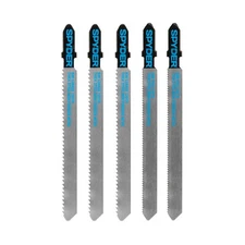 5-Piece Jig Saw Blade Set Bi-Metal T-Shank Metal Cutting Spyder 300063