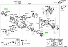 Toyota Genuine Supra Jza80 Ls400 Shaft Rear Differential Side Gear 41309-24020 Toyota Genuine Supra Jza80 Ls400 Shaft Rear Differential Side Gear 41309-24020