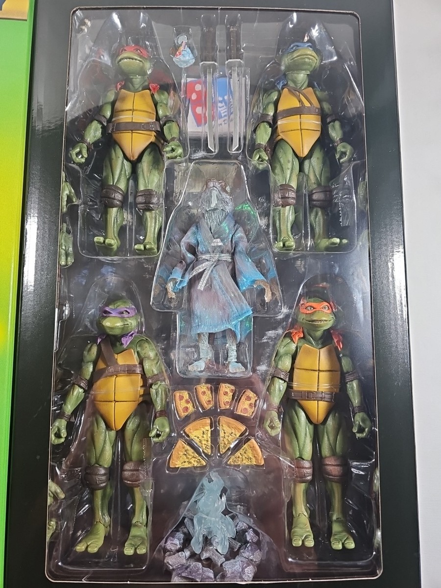NECA TMNT 1990 Movie 35th Anniversary 5 Pack Spirit of Splinter