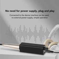 AMP 1 Headphone Amplifier Converter XLR To 3.5MM Sound Interface Portable